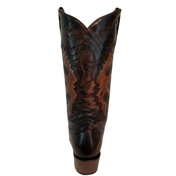 Ferrini Teju Lizard S-Toe Western Boots Chocolate TML 200668 Men's Size‎ US 8 D - Picture 5 of 12